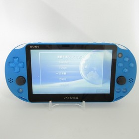 【Very Good】Sony PS Vita PCH-2000 Aqua blue Wi-Fi Model Console only #RET0121/04