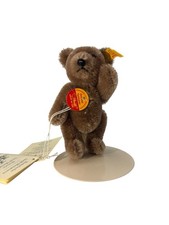 Historic Steiff Miniature II Series -1984 Replica 4" Bear mohair Caramel 030109