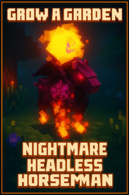 Nightmare Headless Horseman  |Grow A Garden  |PET | FAST AND EASY 