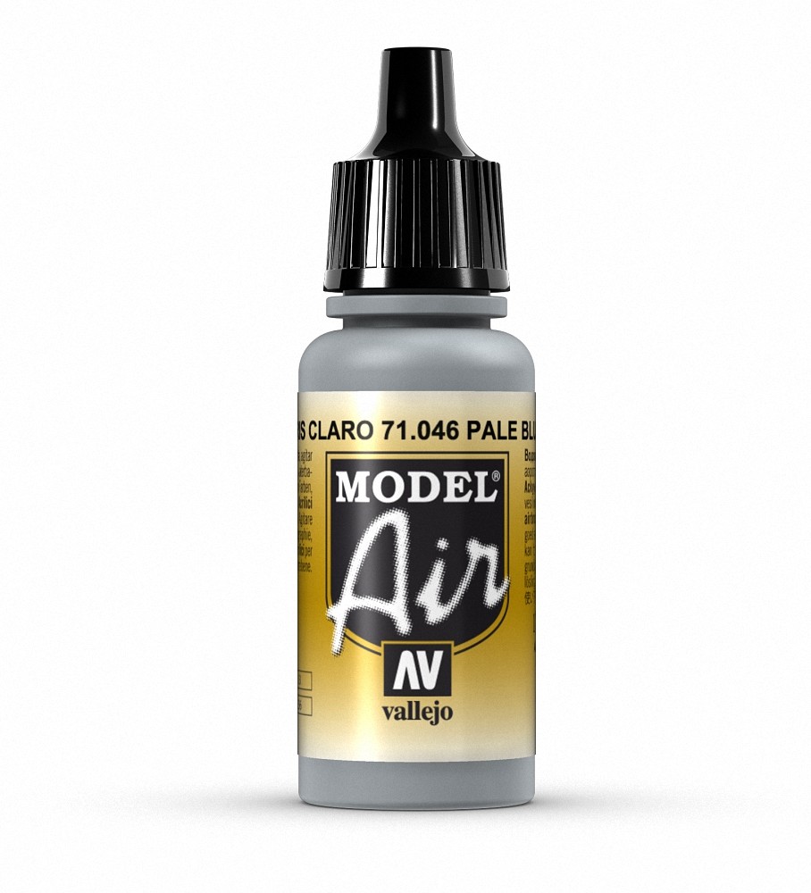 Vallejo Model Air - Pale Blue Grey 18ml Model Paint 71046 - Image 2