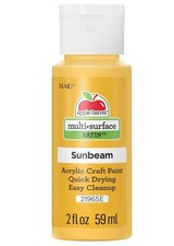 Apple Barrel Multi Surface Acrylic Paint, 2 oz, Sunbeam 2 Fl Oz