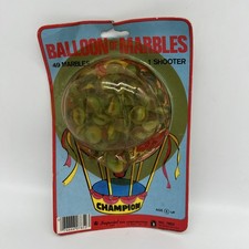1977 Champion Balloon of Marbles by Imperial NRFB 49 Marbles, One Shooter Damage