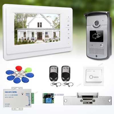 7inch Hands-free Video Door Entry Call System with Mute Mode for Home Security
