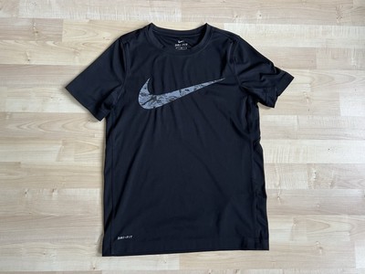 Nike Dri-FIT Trikot Jersey Top Tee T-Shirt Jungen Schwarz | Gr. M 137-147
