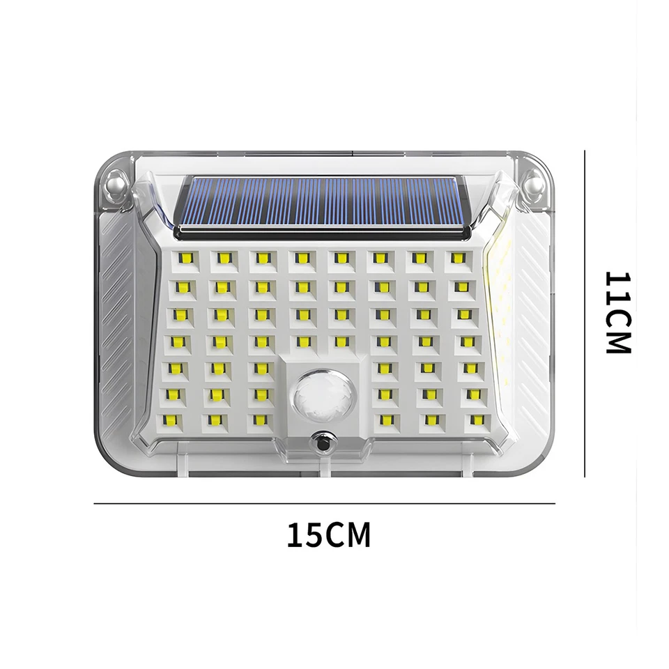 2pcs LED solar light for outdoor solar lamp with motion sensor spotlight - Image 2 of 4
