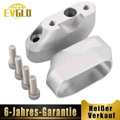 Feiteplus Lenkererhöhungen Motorrad Bar Klemmen Riser Adapter für BMW R1200GS 