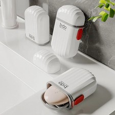 Portable Waterproof Soap Dish Travel Soap Case Sealed Bathroom Storage Box