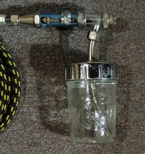 Vintage AUTF7B Paasche Thumb Action Spray Gun wit a FAN AF-3d tip &  6 oz Bottle