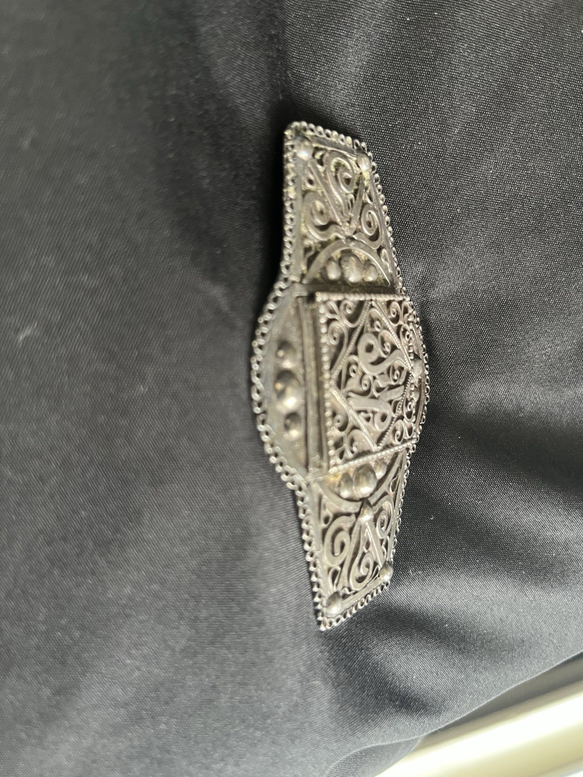 Large Antique Berber Middle eastern Sterling Silv… - image 8