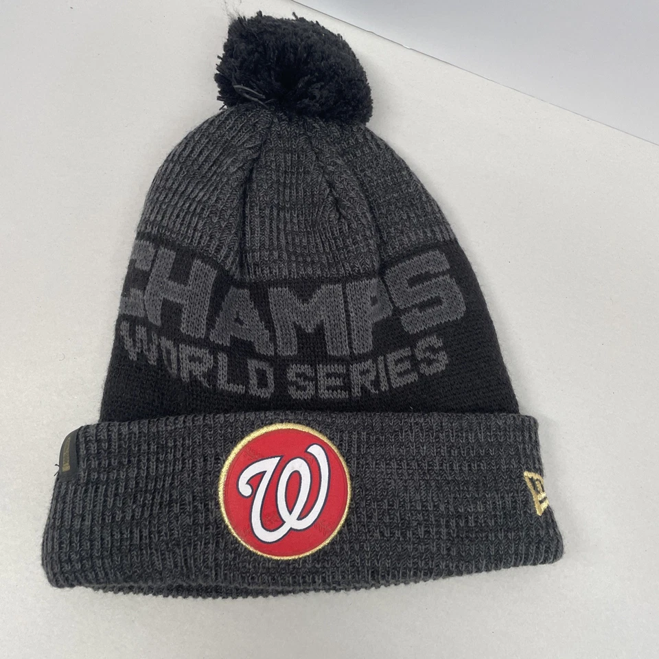 New Era MLB Washington Nationals 2019 World Series Champions Beanie Hat - NWT - Image 2 of 4