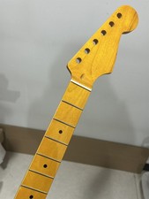 Low price Yellow gloss 22Fret maple Electric guitar Neck part 25.5inch