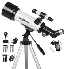 Telescope for & Adults - 70mm Aperture 500mm AZ Mount Fully Multi-Coated Opti...