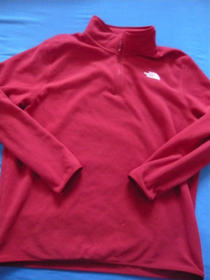 The North Face M 100 GLACIER 1/4 ZIP EU GARNET RED - XXL - Look !!!