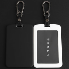 2PCS Silicone Key Card Holder Case Compatible with Tesla Model 3 Model Y Cybertr
