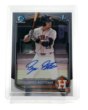 2025 Topps Bowman Chrome Bryce Boettcher Auto Base Houston Astros