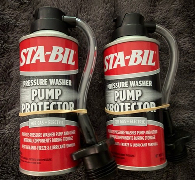 #ad *2 Pack* STA BIL Pressure Washer Pump Protector Seal Saver Lubricant Anti Freez $12.49