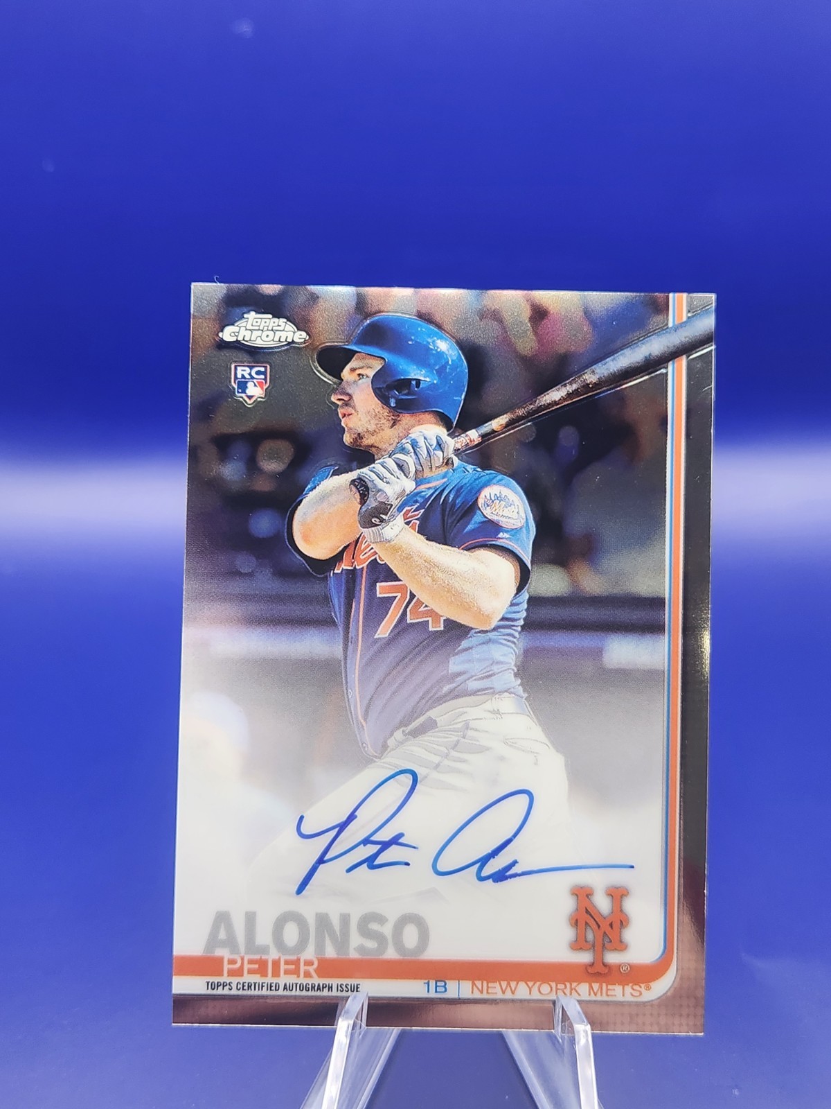 2019 Topps Chrome Baseball RA-PA Peter Pete Alonso Autograph Rookie Card RC Auto