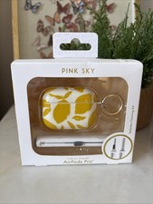Pink Sky Airpods Case Airpods Pro White Yellow Lemons Key Ring  Cleaning Kit