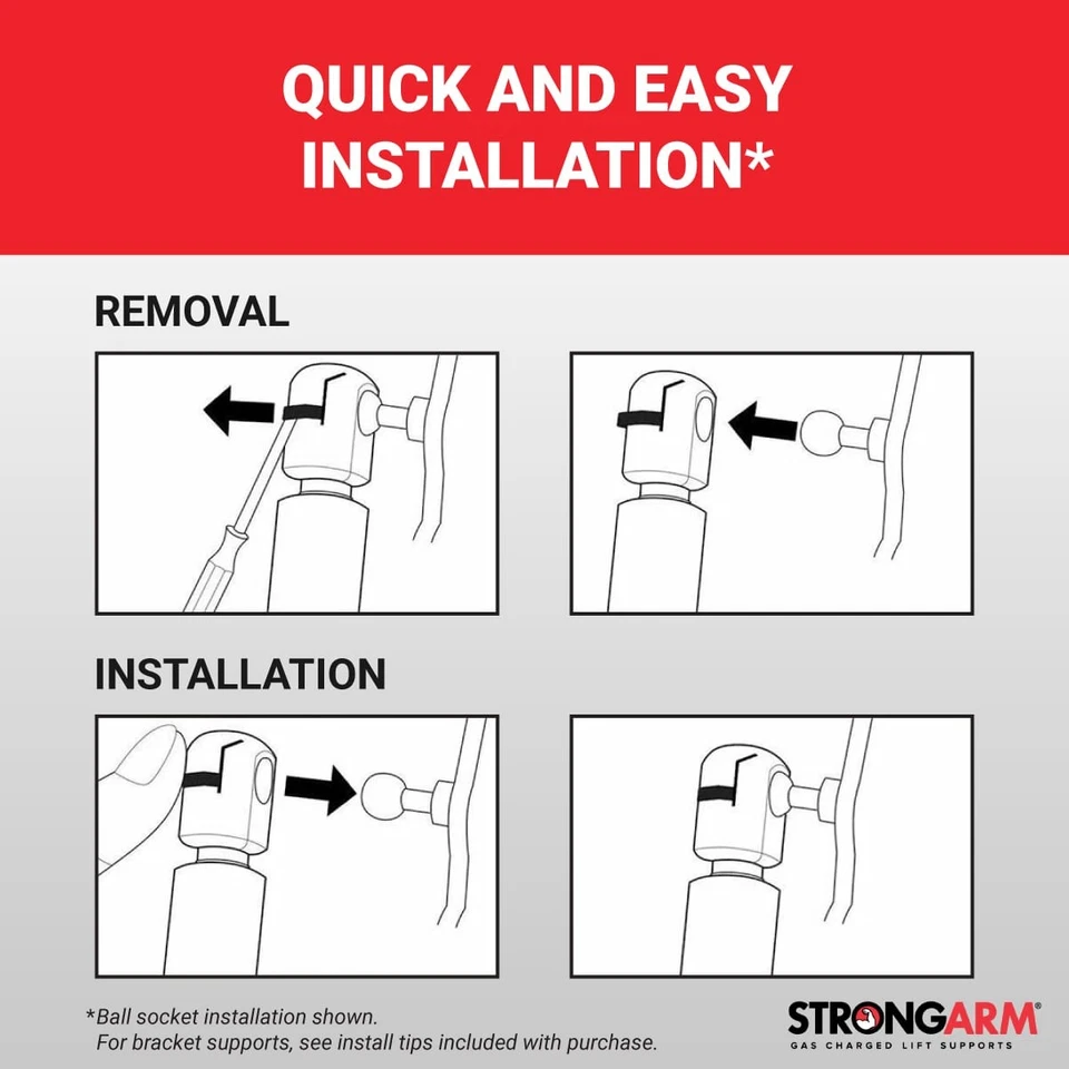 Cantidad 2 brazos fuertes 6357 para Sky & Solstice 2006 a 2010 soportes de elevación de capó Foto 3 de 4