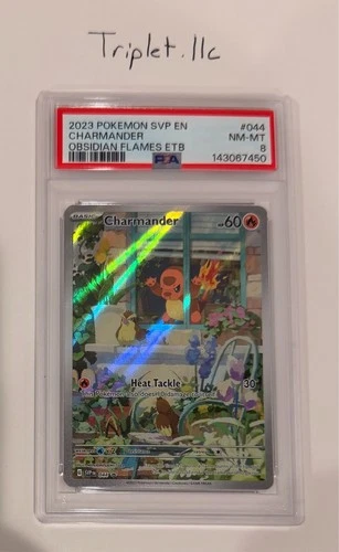 Charmander 044 Sv: Scarlet & Violet Promo Cards Holo PSA 8