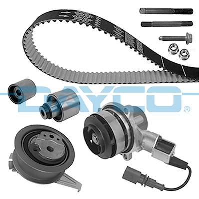 Wasserpumpe + Zahnriemen-Kit Dayco KTBWP8841 FüR Seat Audi VW Skoda MAN Cupra-image