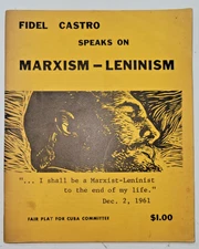 FIDEL CASTRO SPEAKS ON MARXISM-LENINISM 1962 Fair Play for Cuba Communism Marx