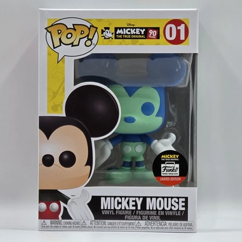 Funko Pop! True Original 90 Years Mickey Mouse #01 Limited Edition (Blue/Green)