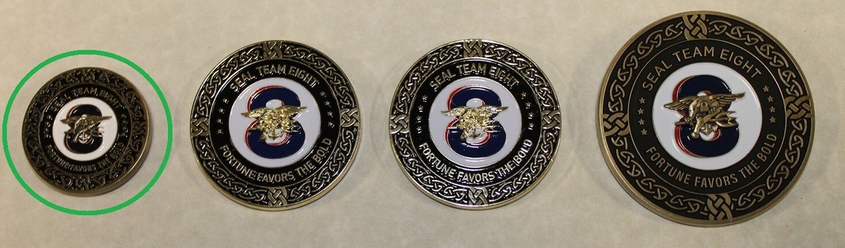Naval Special Warfare Seal Team 8 Fortune Favors Bold Small Navy