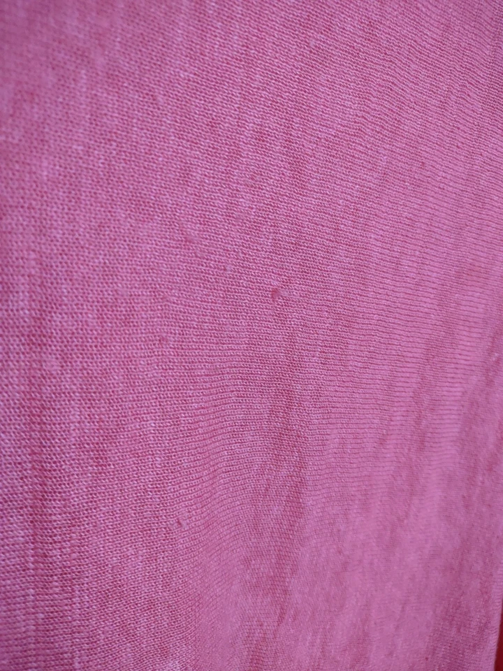 Camisa para mujer Acrobat M/L de lino rosa Lagenlook cuadrada transparente vintage Foto 4 de 4