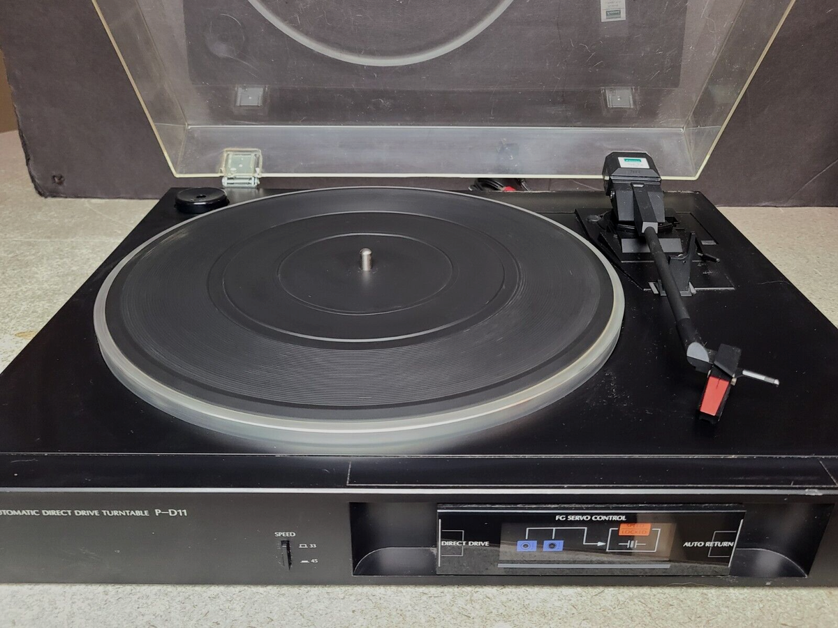 Working SANSUI P-D11 Direct Drive TURNTABLE RECORD PLAYER Needs