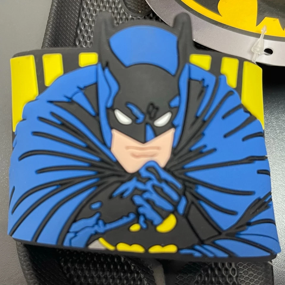 Batman Badeschlappen 3D Badeschuhe Latschen Sandalen  25/26 27/28 29/30 31/32 - Bild 4 von 4