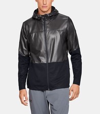 Under Armour UA Hybrid Hooded Windbreaker Jacket 1306456 001 Men's Size Medium