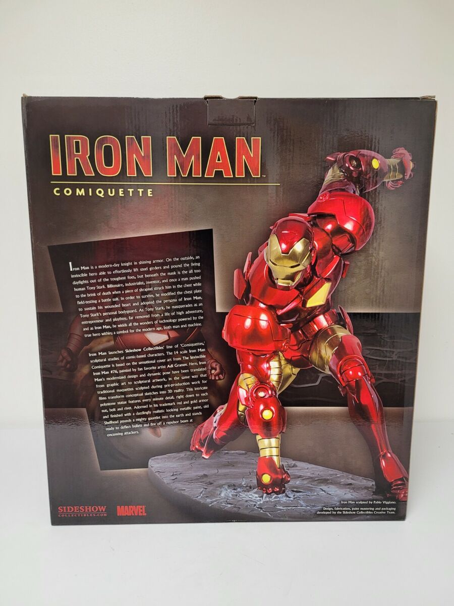 Sideshow Collectibles Iron Man Exclusive Comiquette Statue Sideshow Collectibles Iron Man Exclusive Comiquette Statue