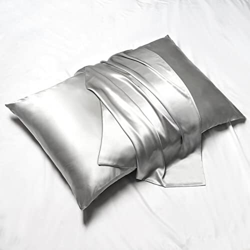 Mulberry Silk Pillowcase for Hair and Skin100% Real Both Side Pure Highest Gr...-image