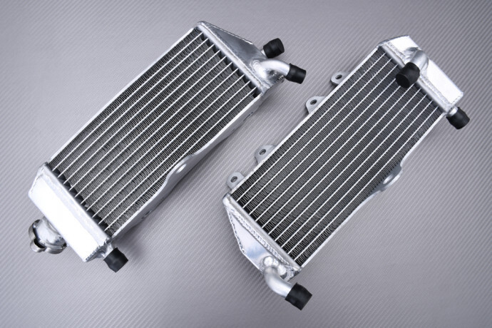 Radiateur eau racing renforce AVDB Yamaha YZ 125 pour un refroidissement moteur maximal