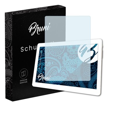 Bruni 2x Folie für Leotec Supernova i3G96 Schutzfolie Displayschutzfolie