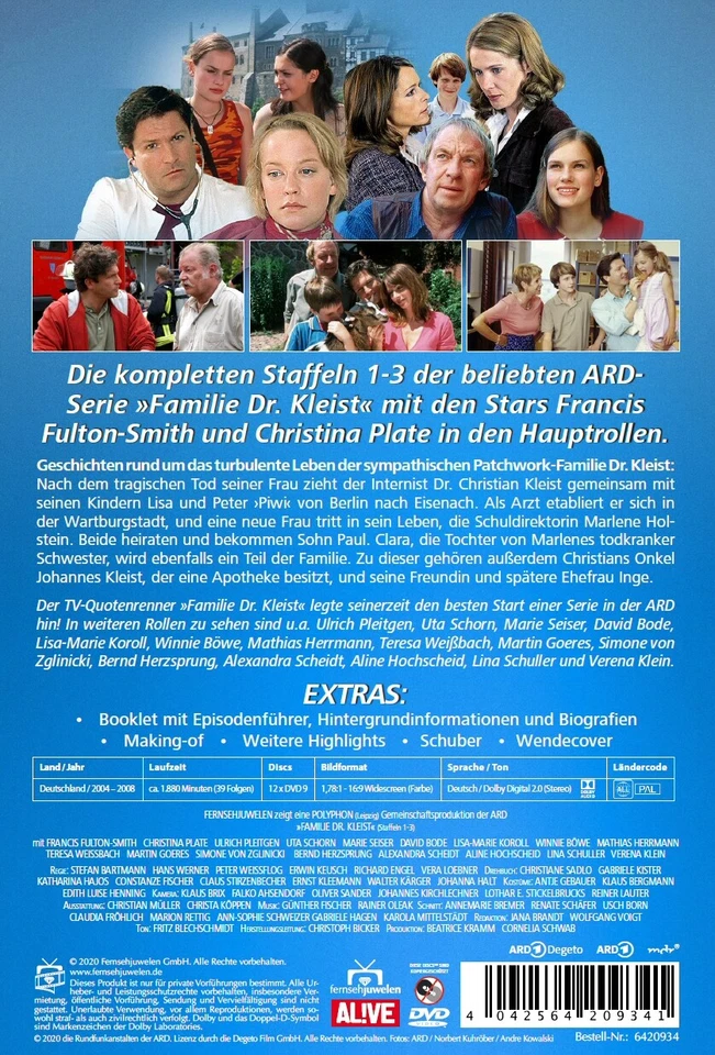 Familie Dr. Kleist - Die kompletten Staffeln 1-9 (Gesamtedition) [36 DVDs] - Bild 3 von 4