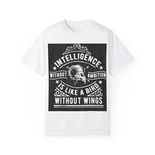 Intelligence Without Ambition is like a bird without wings inspirational vintage