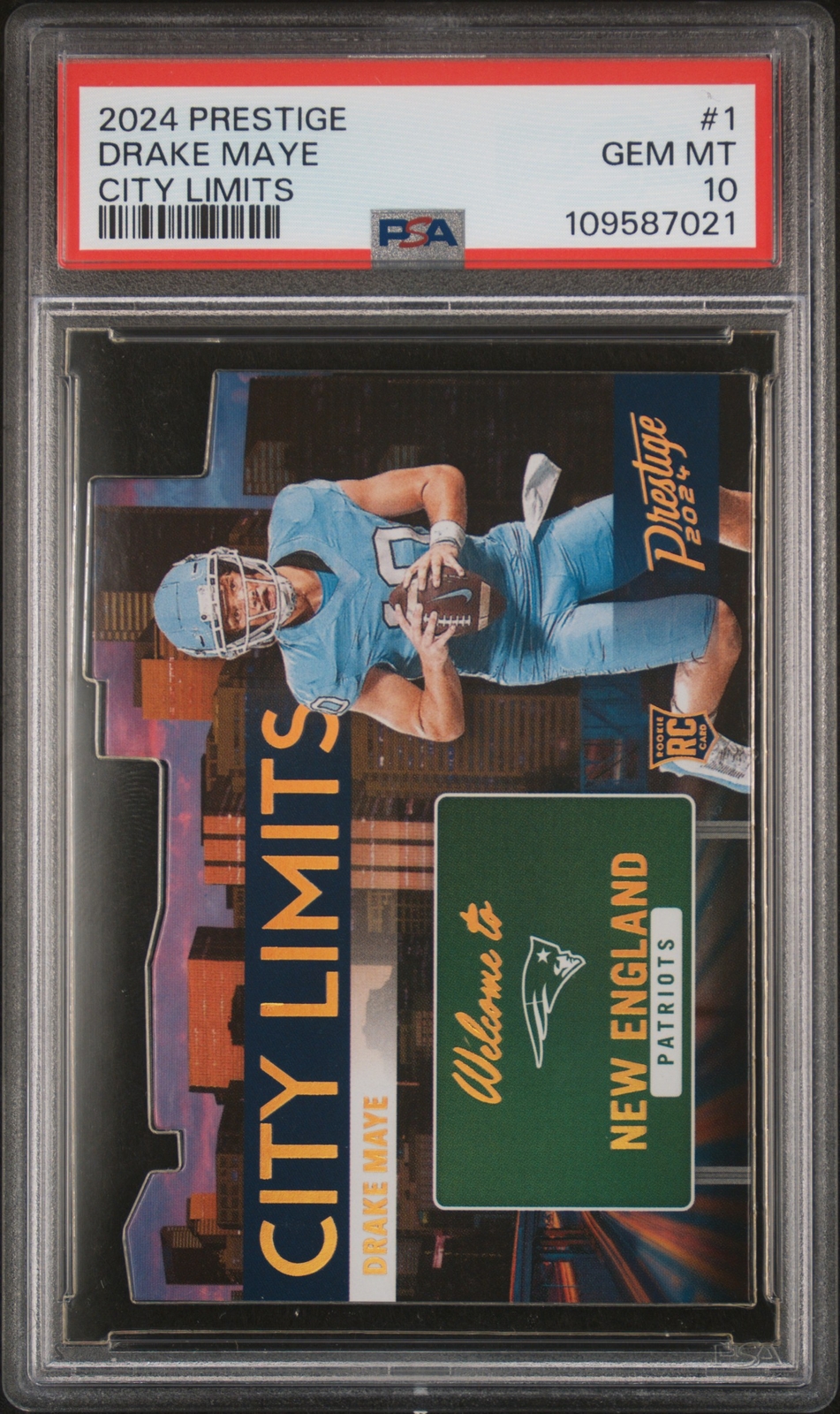 2024 Prestige Drake Maye City Limits SP PSA 10 GEM MINT 🔥