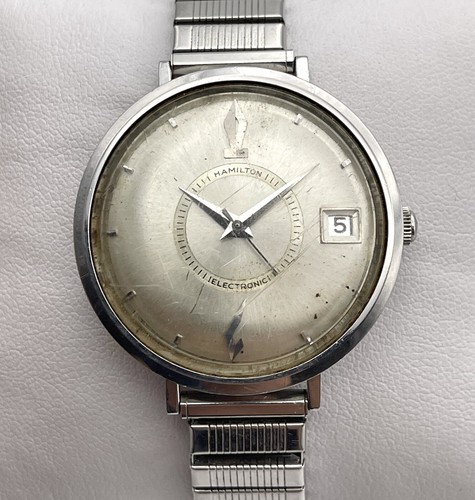 Vintage 1971 Hamilton Electronic 5001 Transistorized Dynotron Watch - Picture 2 of 8