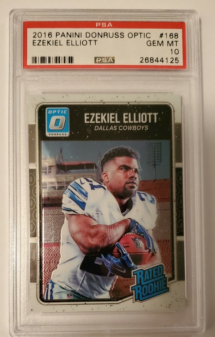 2016 Donruss Optic Ezekiel Elliott PSA 10 Cowboys RC 🔥🔥🔥