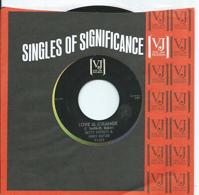 Betty Everett & Jerry Butler:Love is strange/Smile:US Veejay:1964