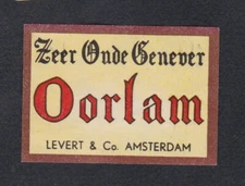 Ancienne  étiquette   allumettes Hollande BN67758 Oorlam 