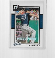 2014 DONRUSS BASEBALL PRESS PROOF ALEX WOOD #262 (103/199)