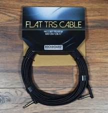Warwick Rockboard Flat Patch TRS Guitar Expression Cable 600 CM 19.68' Black