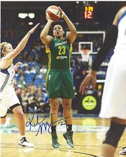 KALEENA MOSQUEDA-LEWIS Signed 8 x 10 Photo SEATTLE STORM WNBA Basketball UCONN