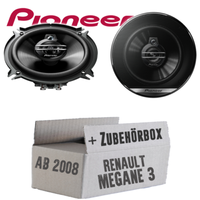 Pioneer Lautsprecher FüR Renault Megane 3 Boxen 13Cm 3-Wege Triaxe Vorne Hinten