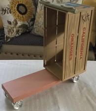 American Girl Kit  s Orange Crate Scooter   EUC 