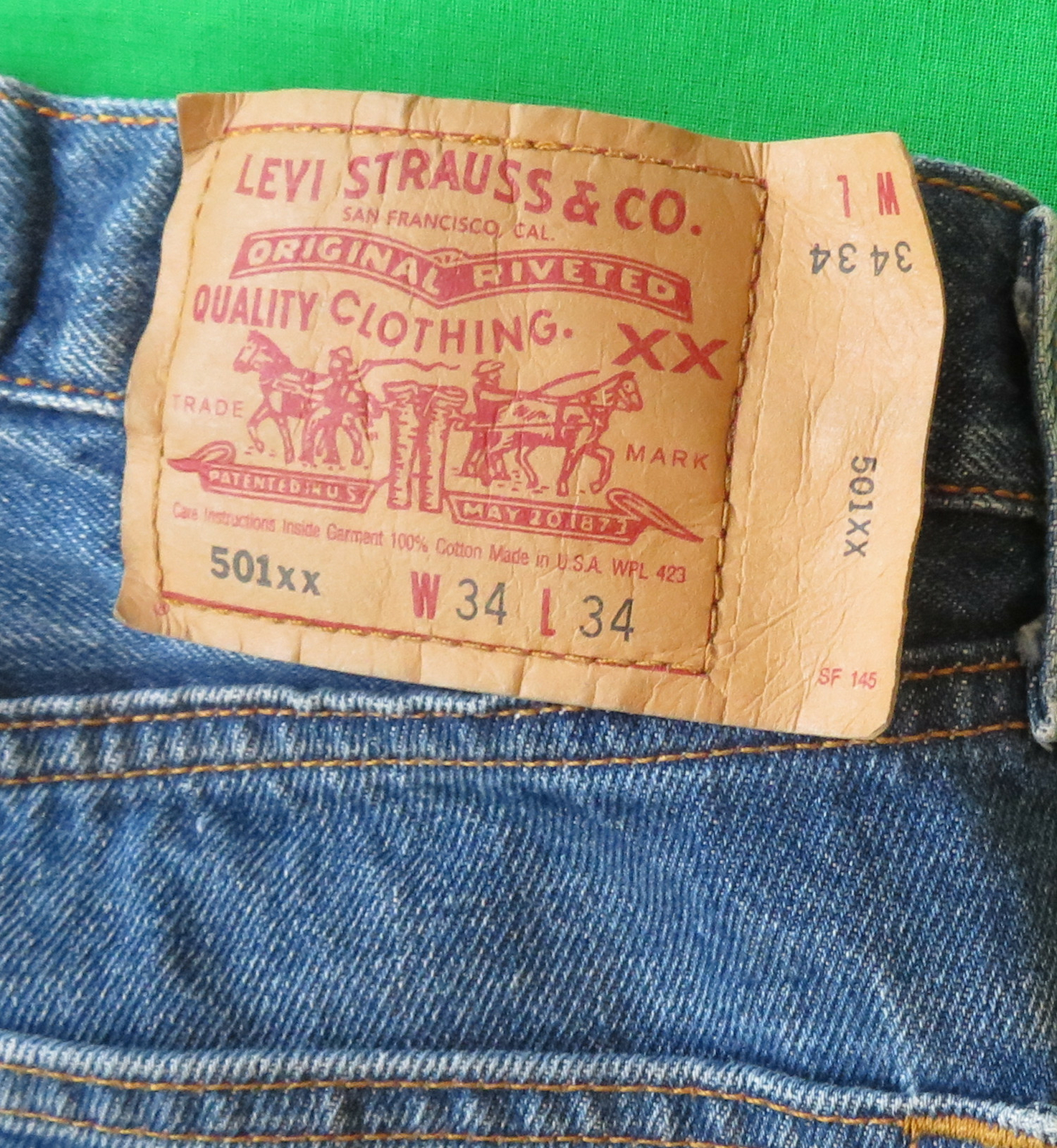 Levis Vintage Denim Pants 1990's Levi Strauss 501 USA… Gem