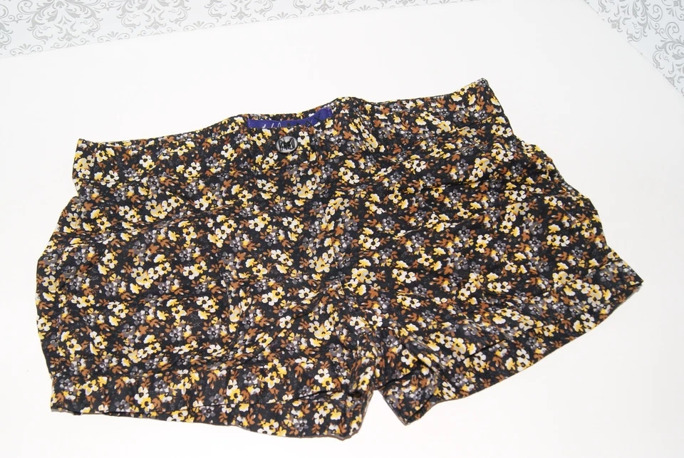 **2 Pares** Pantalones Cortos Miley Cyrus & Max Azria Raro Rosa Floral 100% Algodón Foto 2 de 4